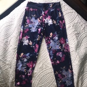 Girls’ Floral Athletic Leggings